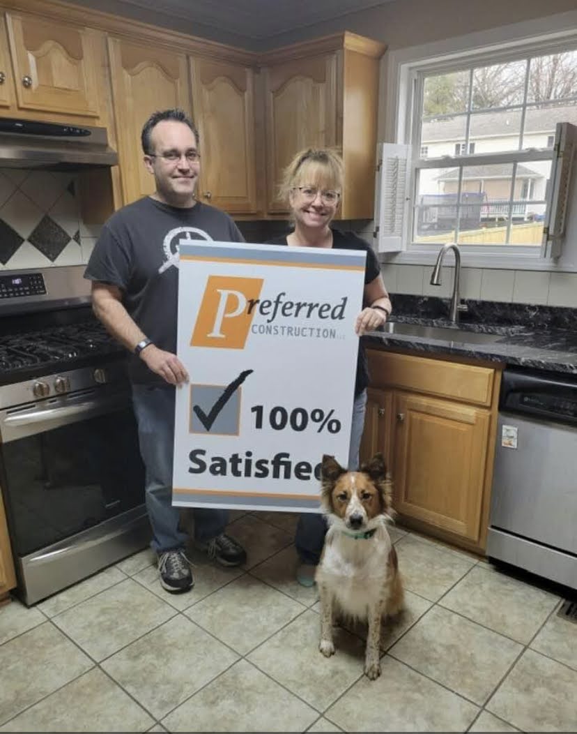 100% satisfied customers_Preferred Construction