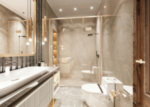 Modern design bathroom_bathroom remodeling in Knoxville_Preferred construction