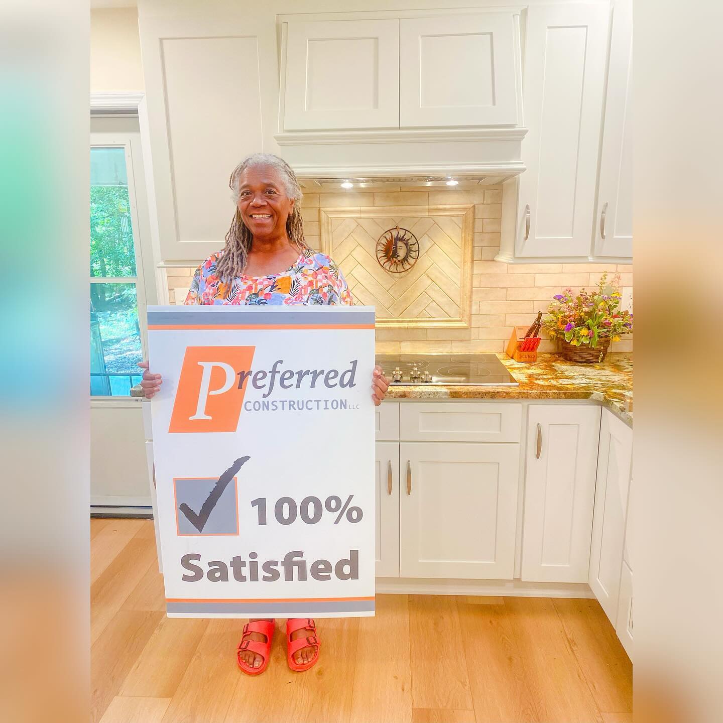 100% satisfied customer_Preferred construction